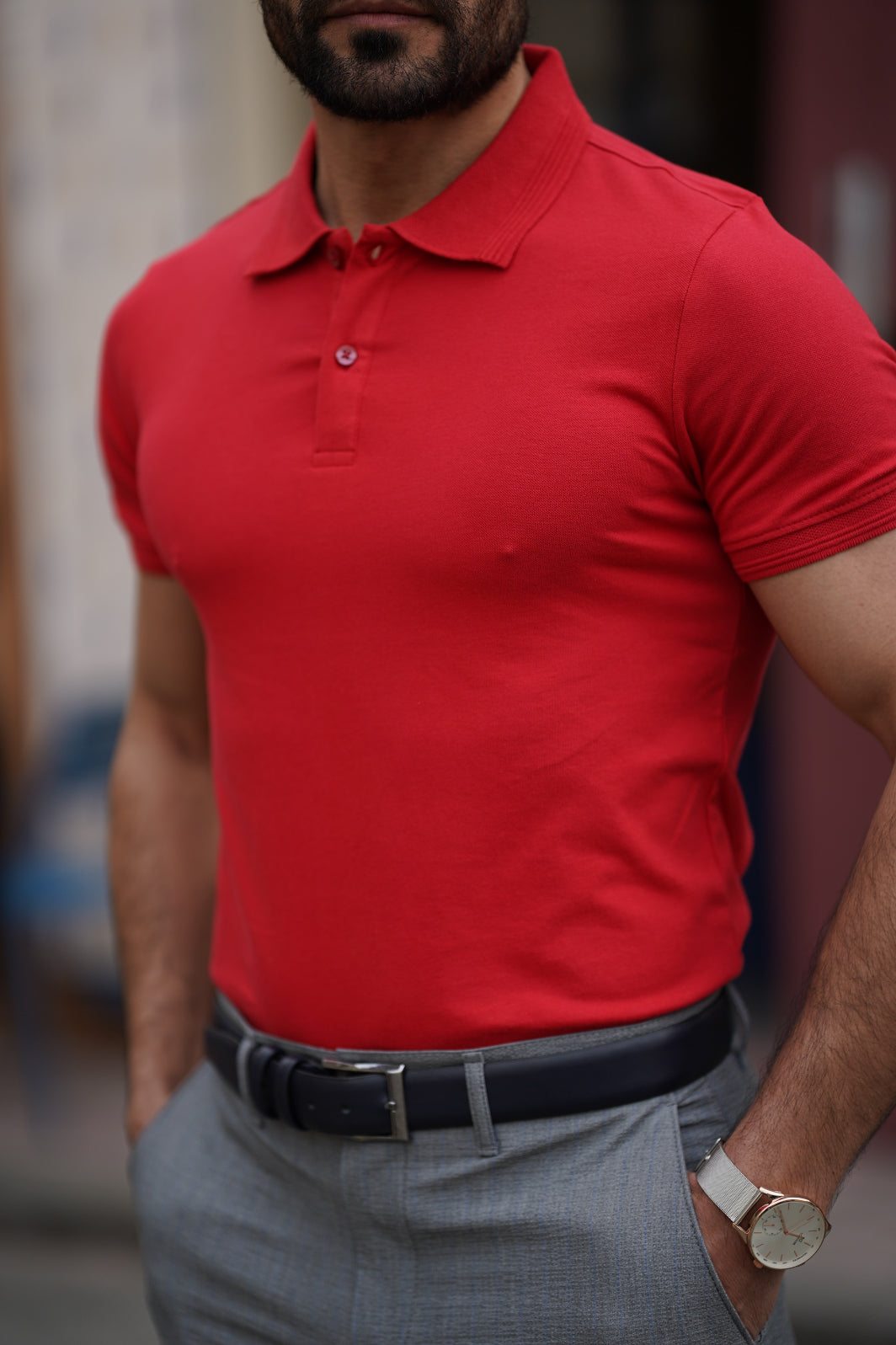 Cario-rotes T-Shirt