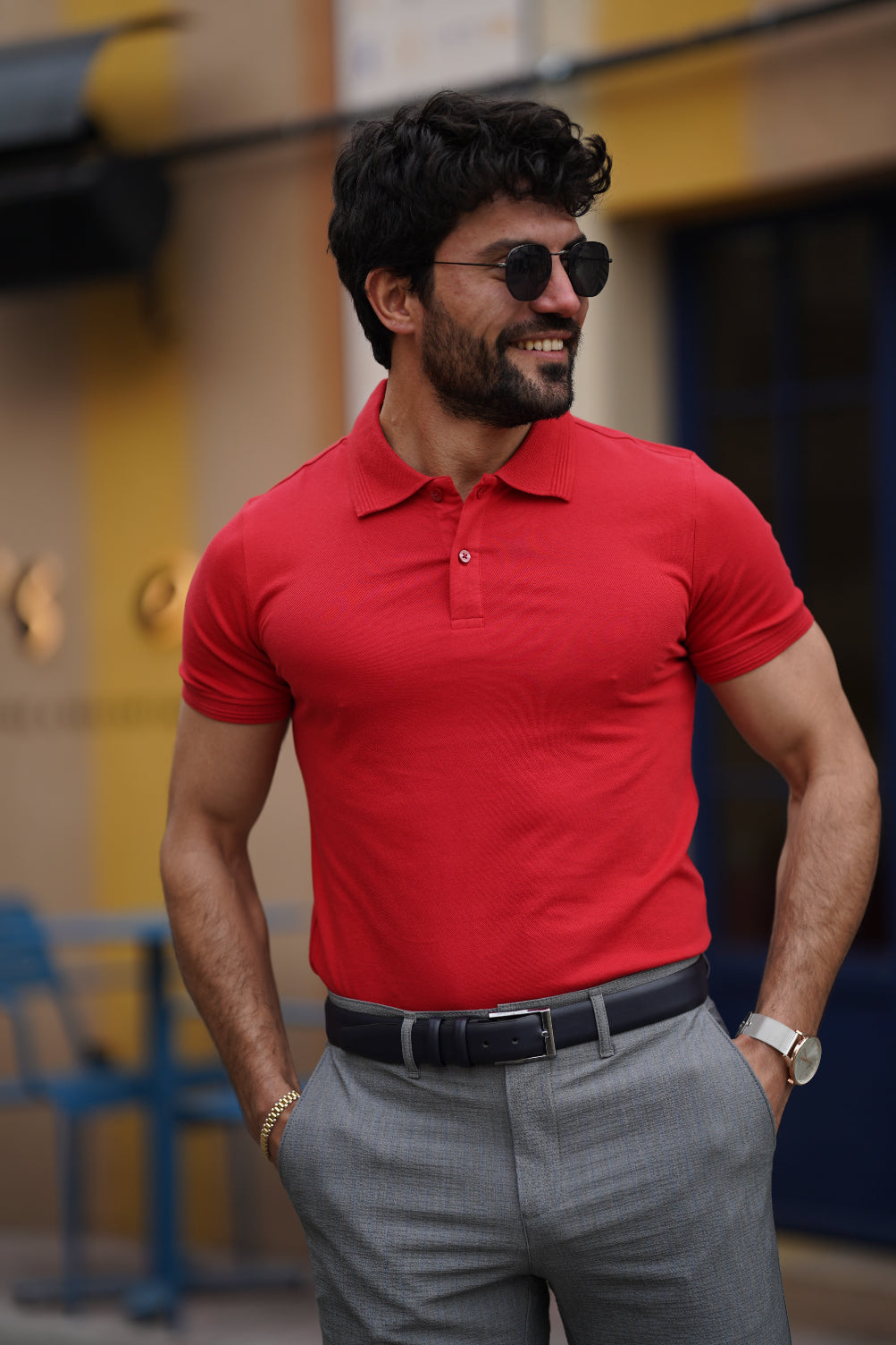 Cario-rotes T-Shirt