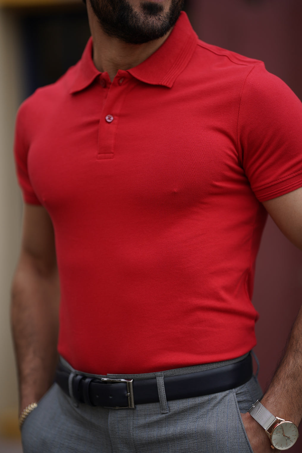 Cario-rotes T-Shirt