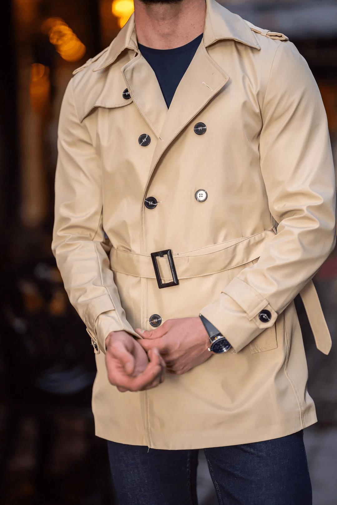 Guild Florina Beige Trench Coat