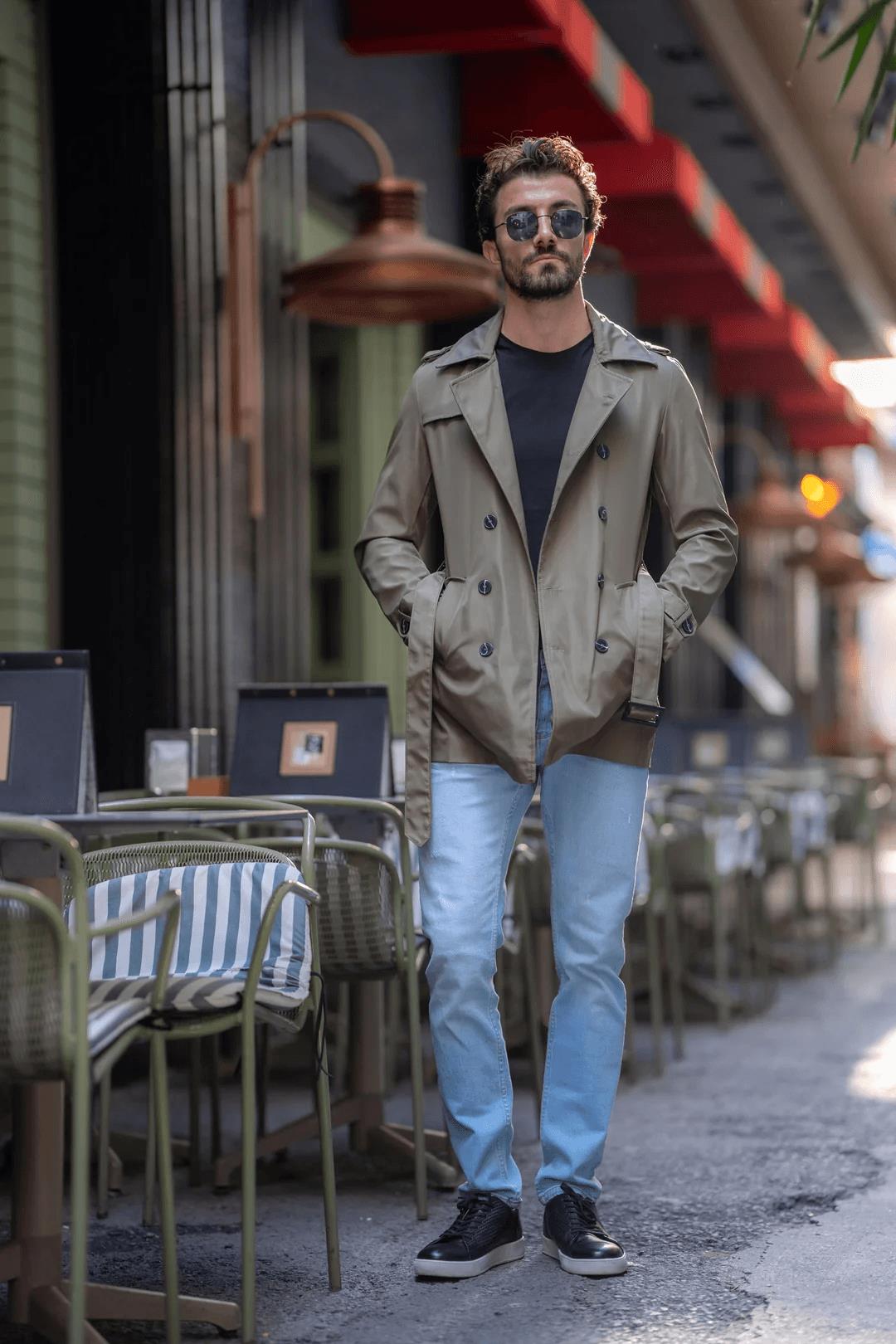 Guild Florina Khaki Trench Coat