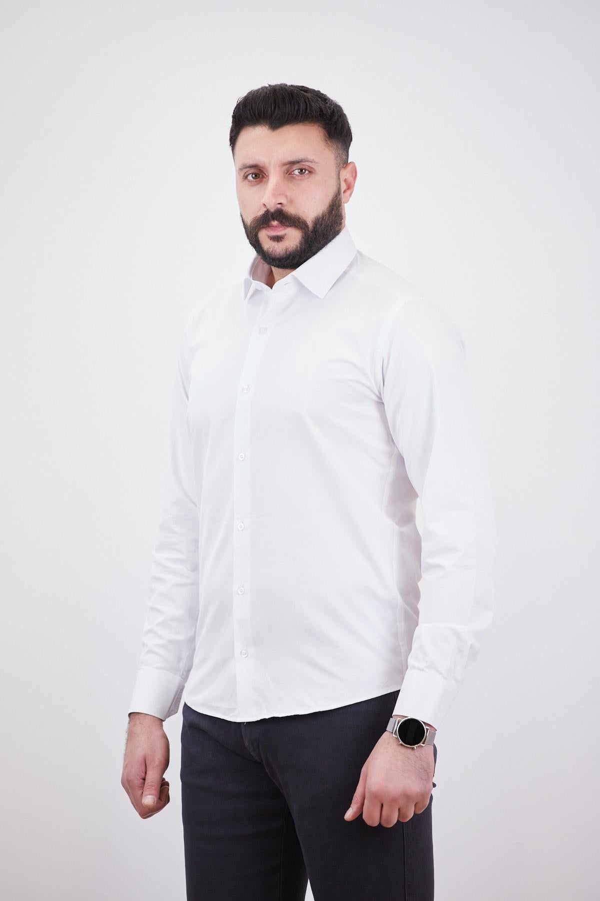 Guild 7011 Regular Fit Shirt White