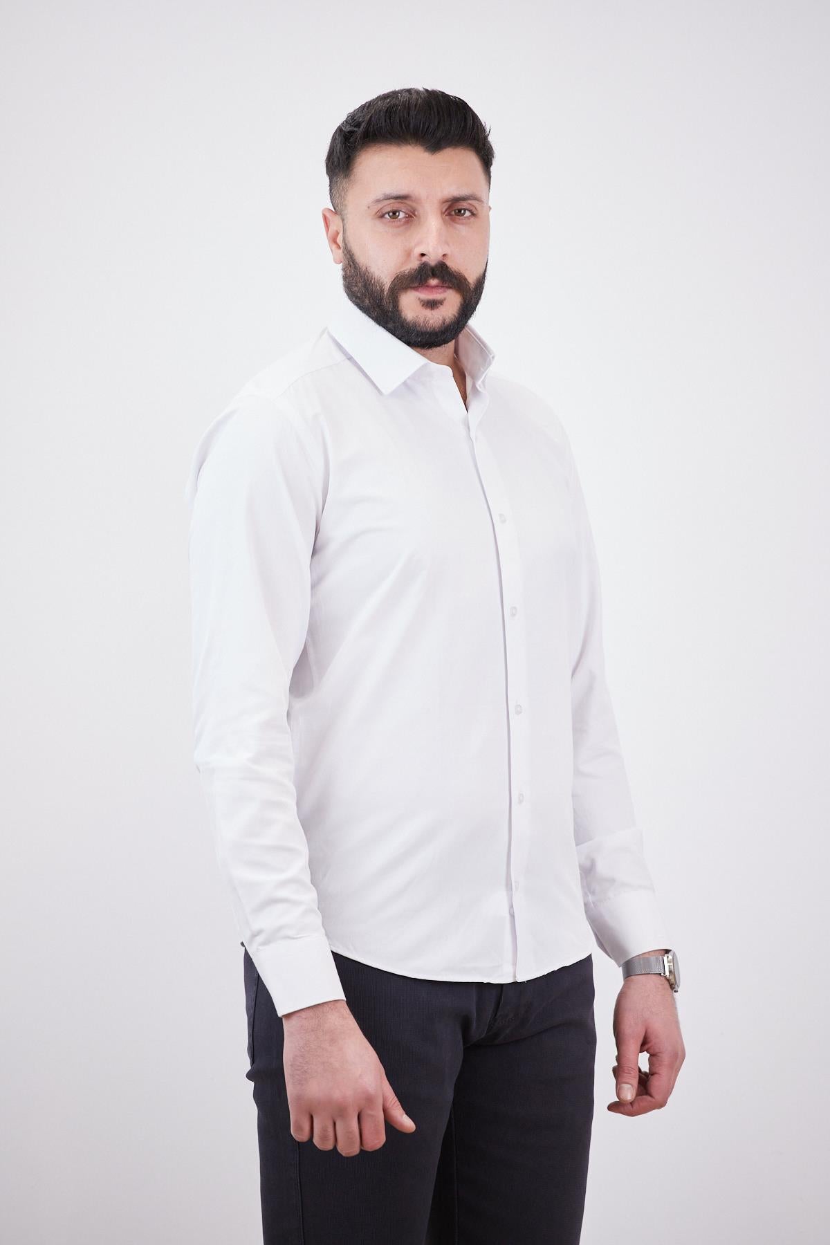 Guild 7011 Regular Fit Shirt White