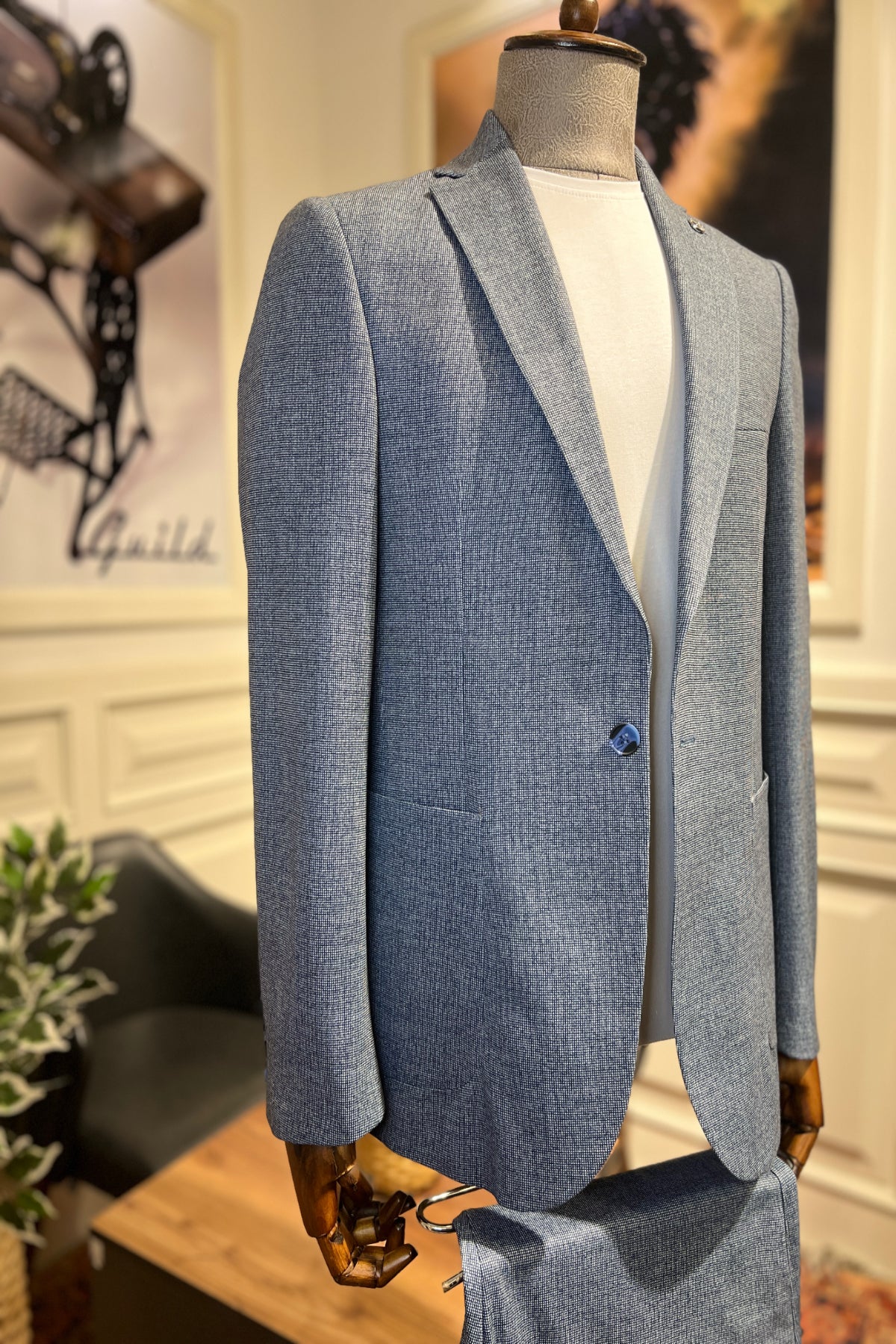 Guild Almada Marineblauer Jogger-Anzug