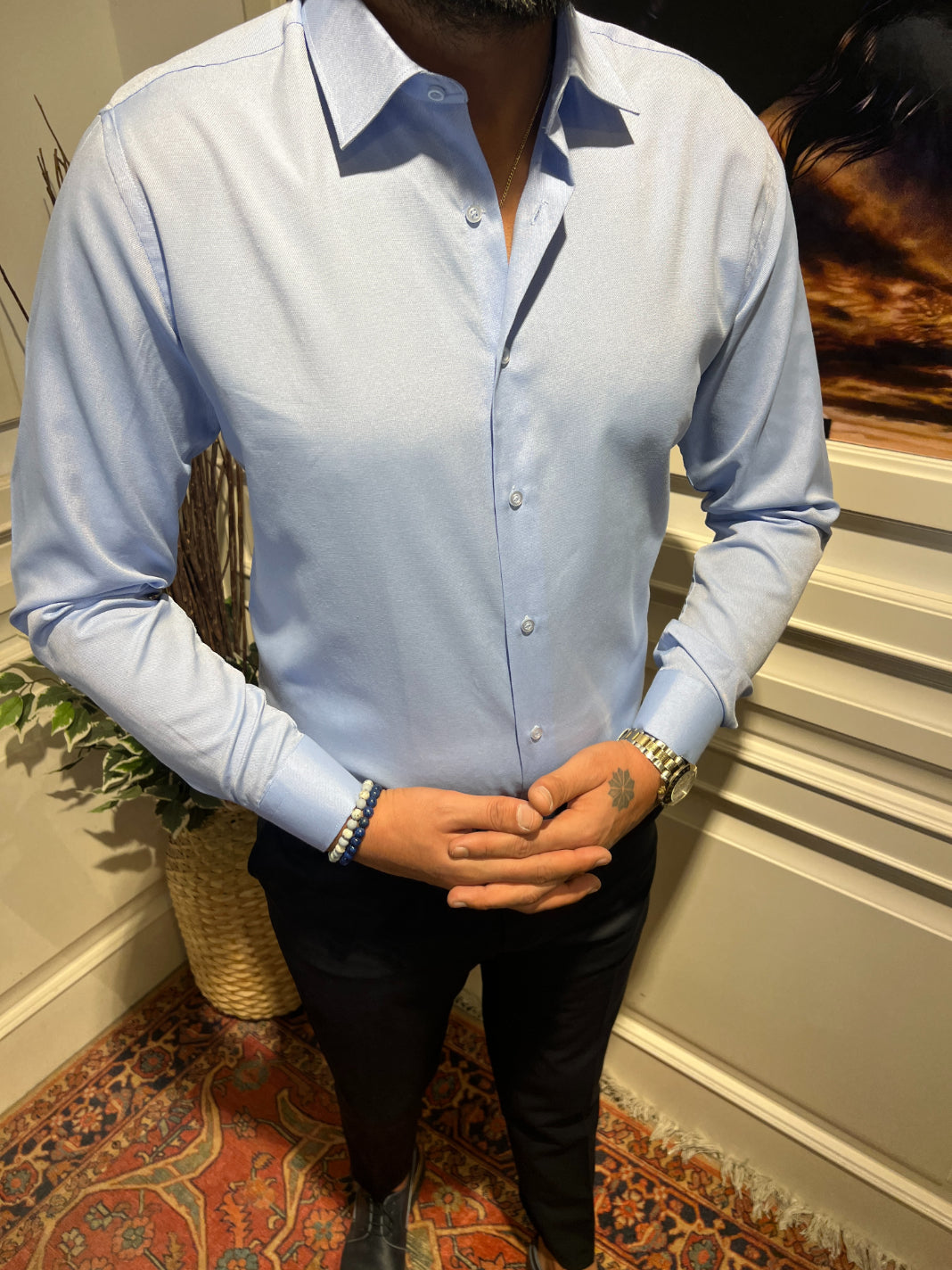 Guild Dobby Light Blue Shirt