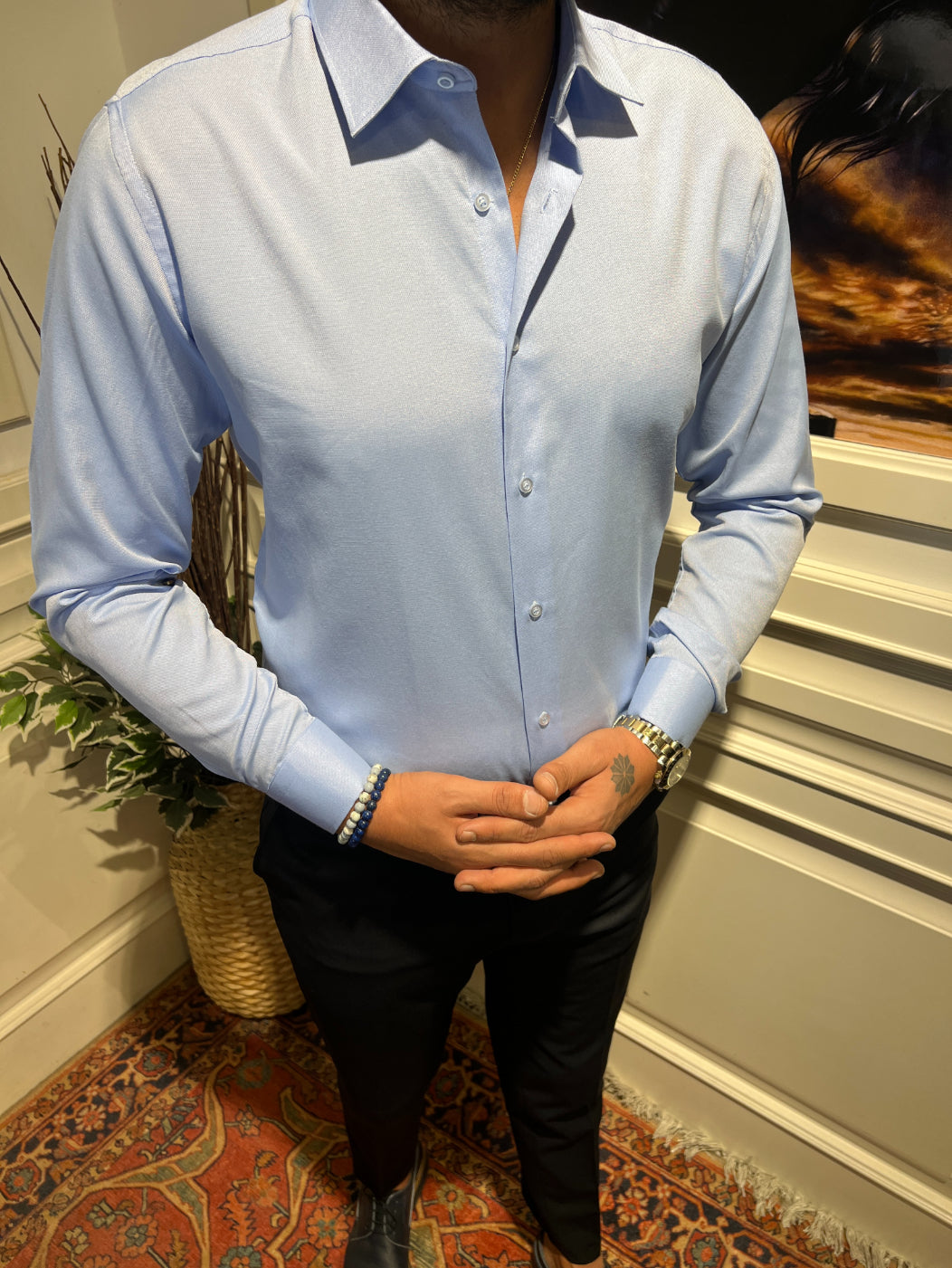 Guild Dobby Light Blue Shirt