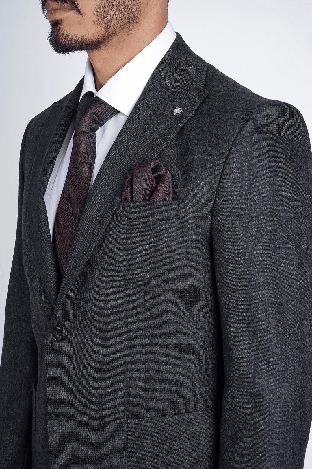 Guild Kassel Bag Pocket Wool Effect Jacket Black