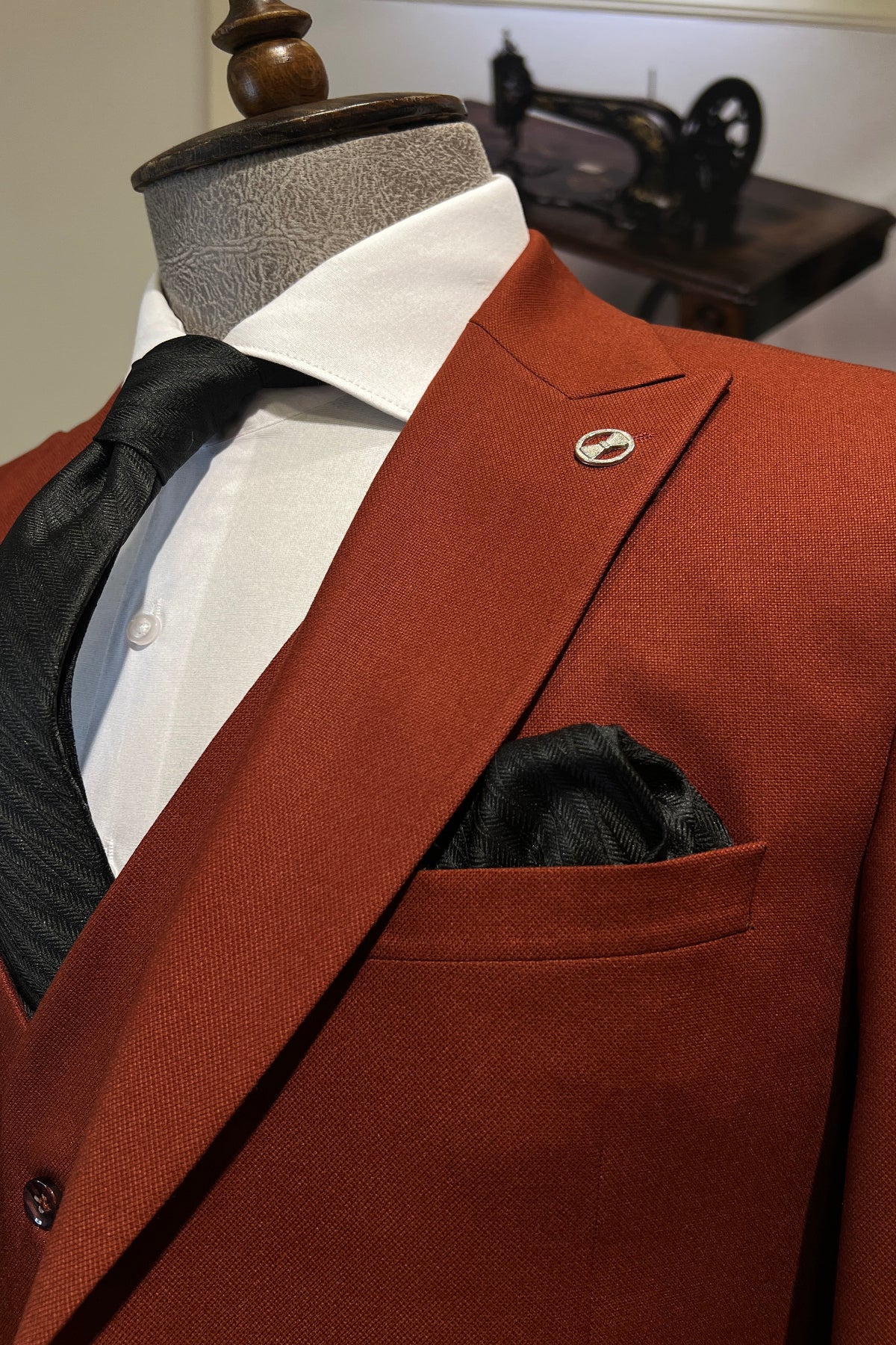 Guild Silistre Slim Fit Taba Takım Elbise