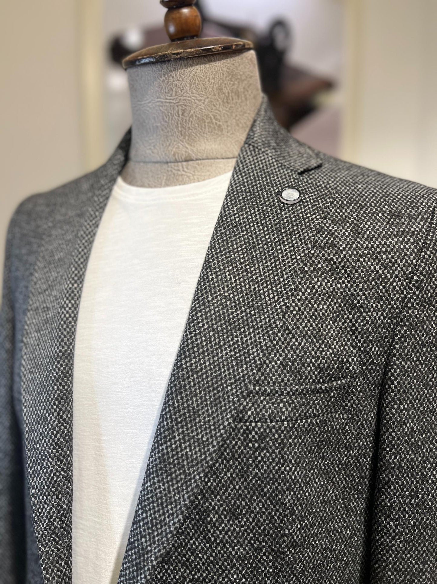 Guild Slim Fit Saraybosna Siyah Örme Ceket