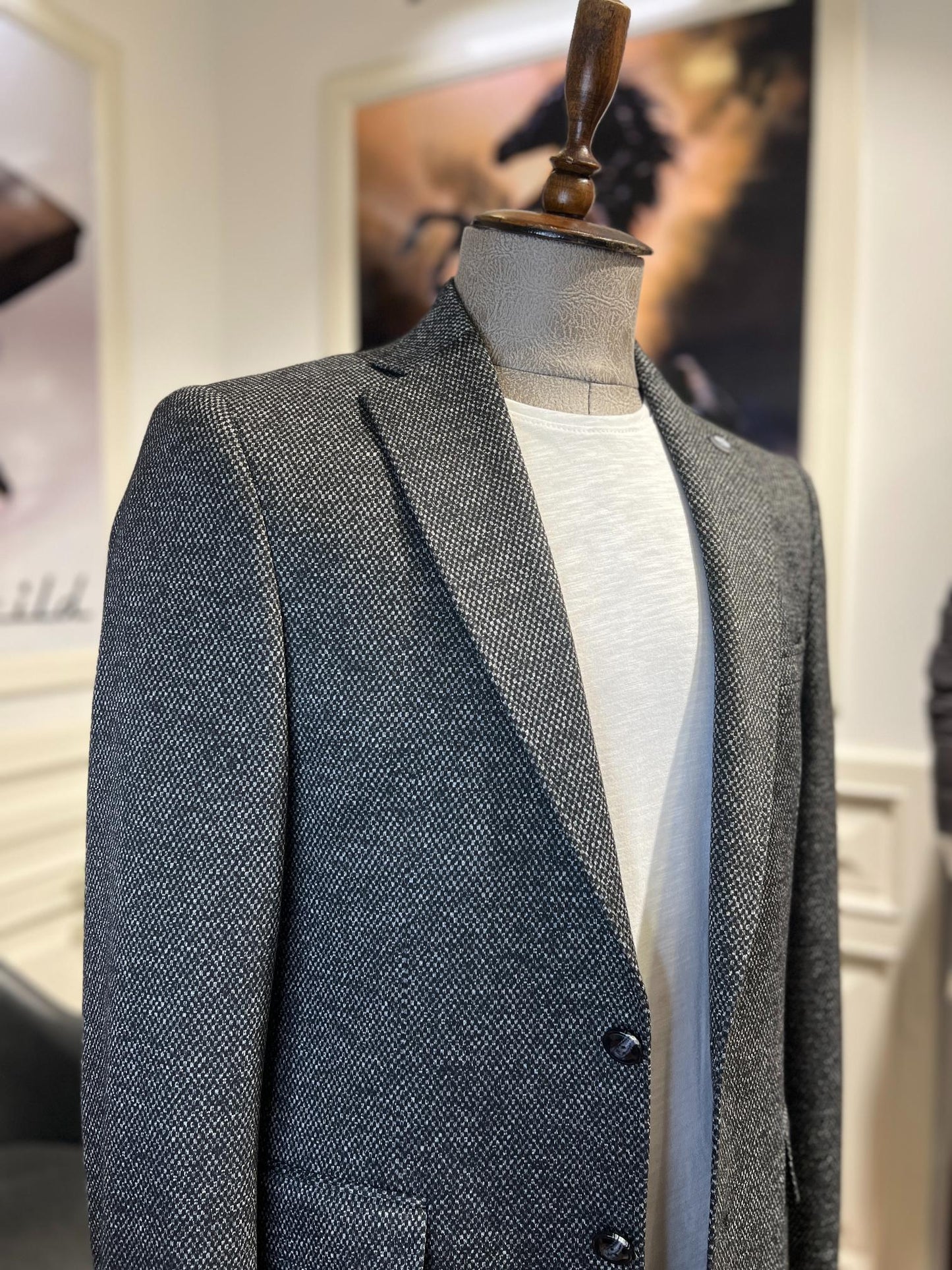 Guild Slim Fit Saraybosna Siyah Örme Ceket