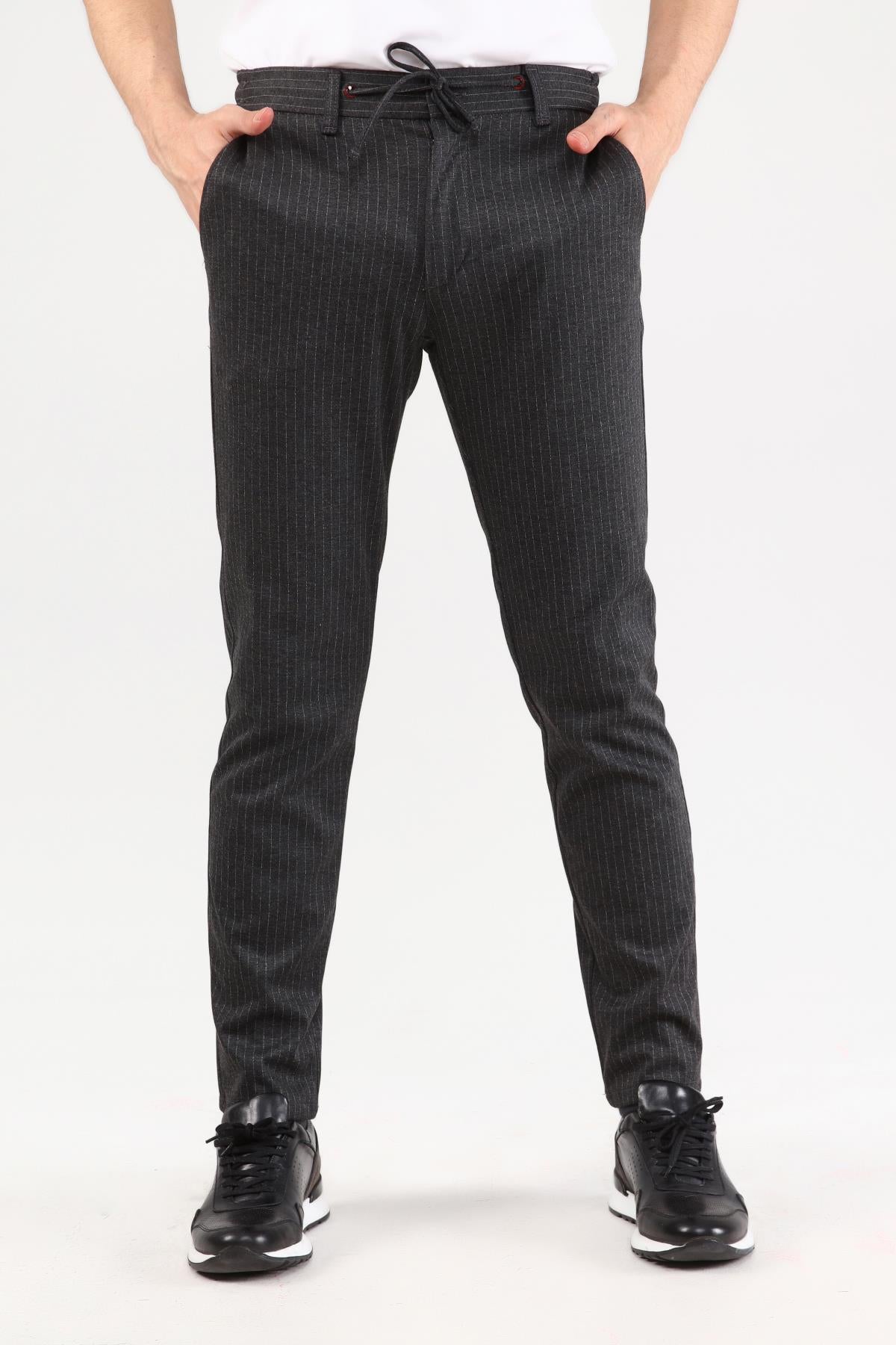 Guild Paris Füme Çizgili Jogger Pantolon