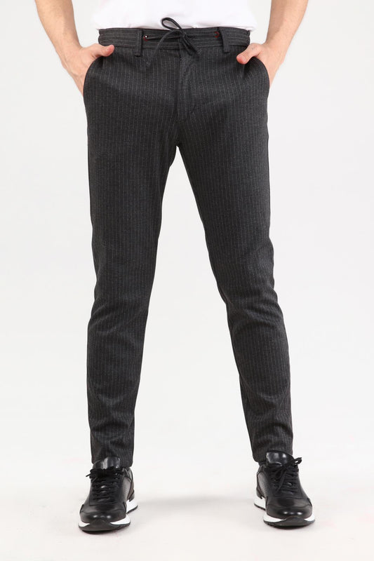 Guild Paris Füme Çizgili Jogger Pantolon