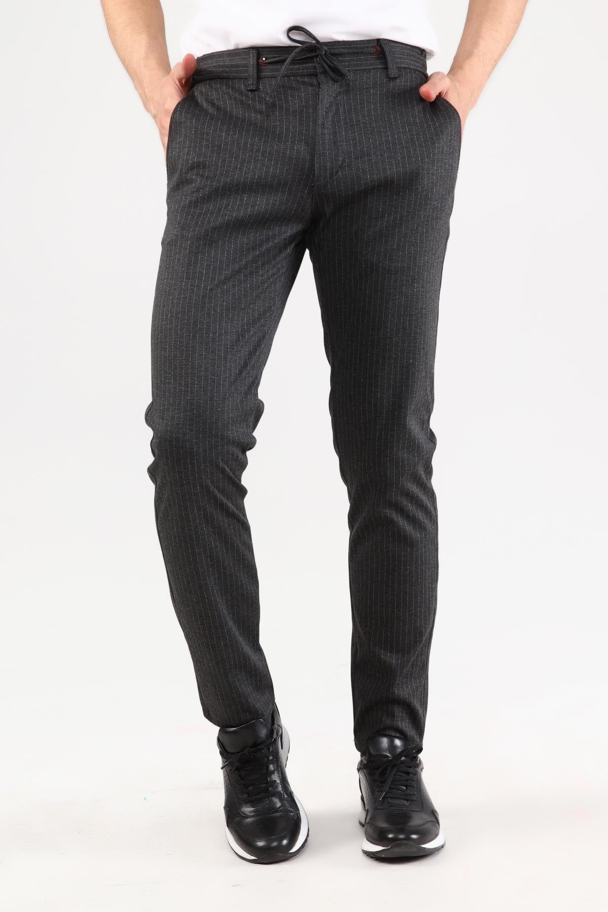 Guild Paris Füme Çizgili Jogger Pantolon