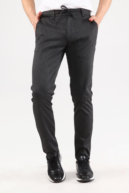 Guild Paris Füme Çizgili Jogger Pantolon