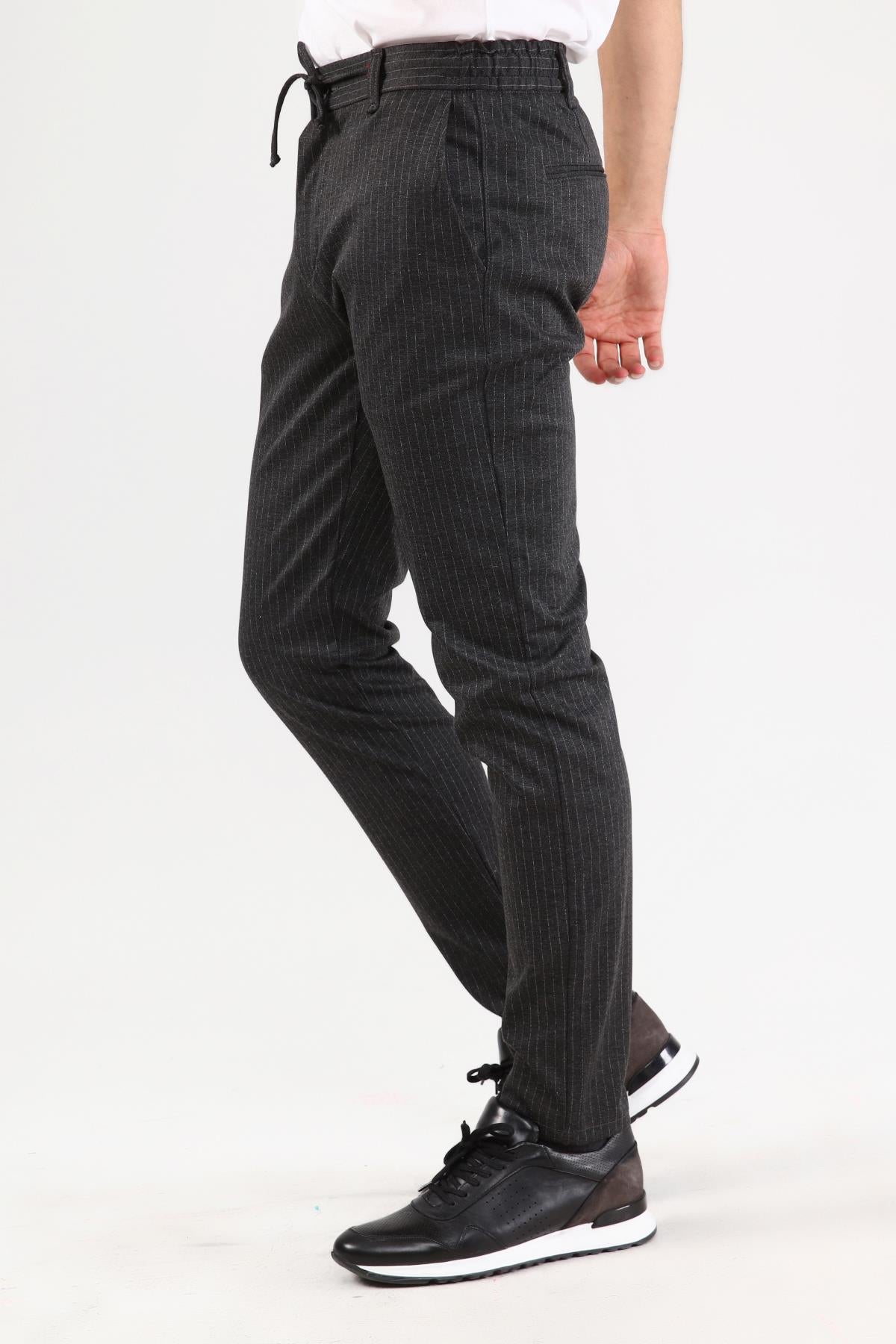 Guild Paris Füme Çizgili Jogger Pantolon