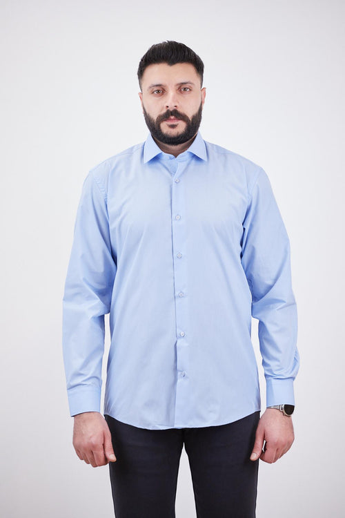 Guild 7011 Regular Fit Shirt Blue