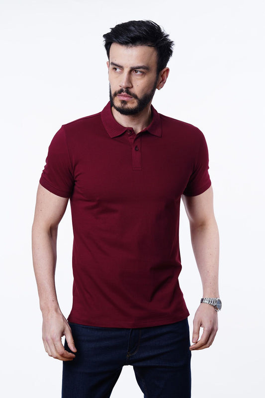 Guild Marakesh Regular Fit T-Shirt in Weinrot